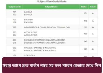 সবার আগে দ্রুত ফলাফল দেখবেন যেভাবে
