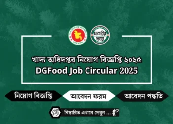 খাদ্য অধিদপ্তর নিয়োগ বিজ্ঞপ্তি ২০২৫
